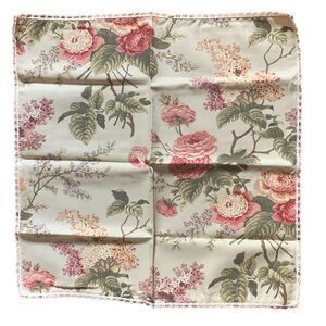 Waverly Floral Dinner Napkins Trim French Country Cottage Lot Of 4 New in Pkg